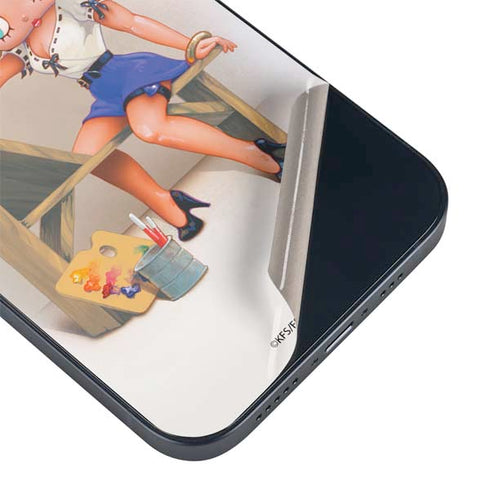Betty Boop The Artist iPhone 14 Plus Skin